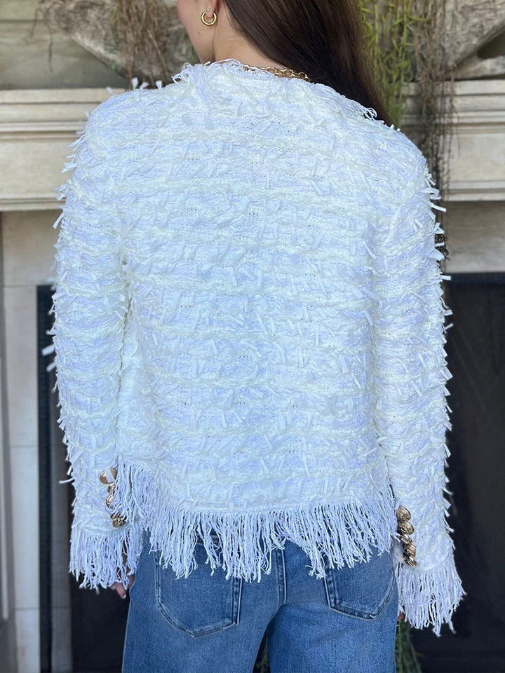 Elegant Tassel Cardigan