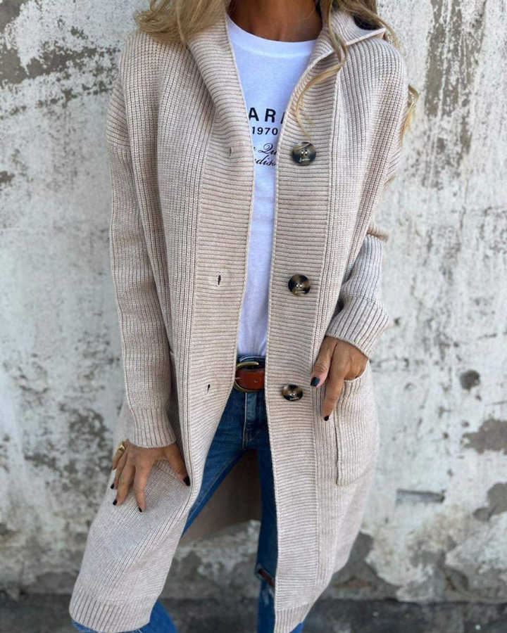 ASARA - Elegant Knit Cardigan