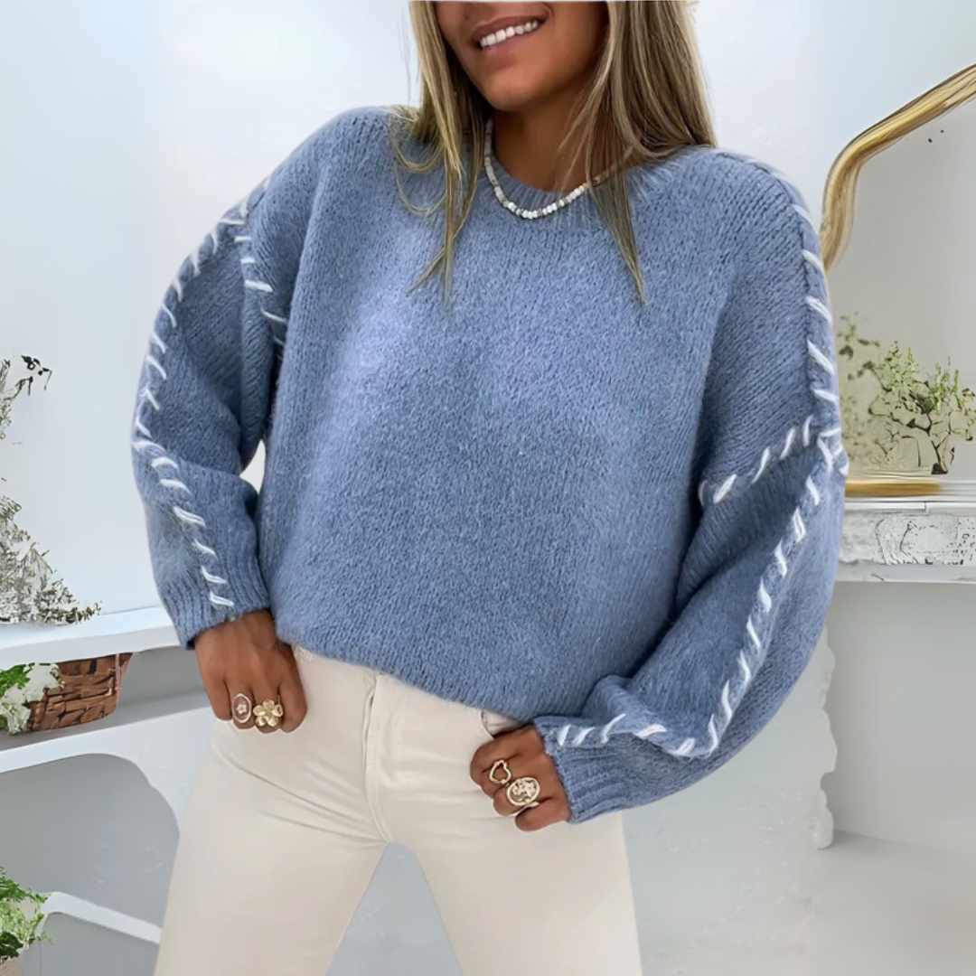 XANADU™ - Comfy Long Sleeve Round Neck Sweater