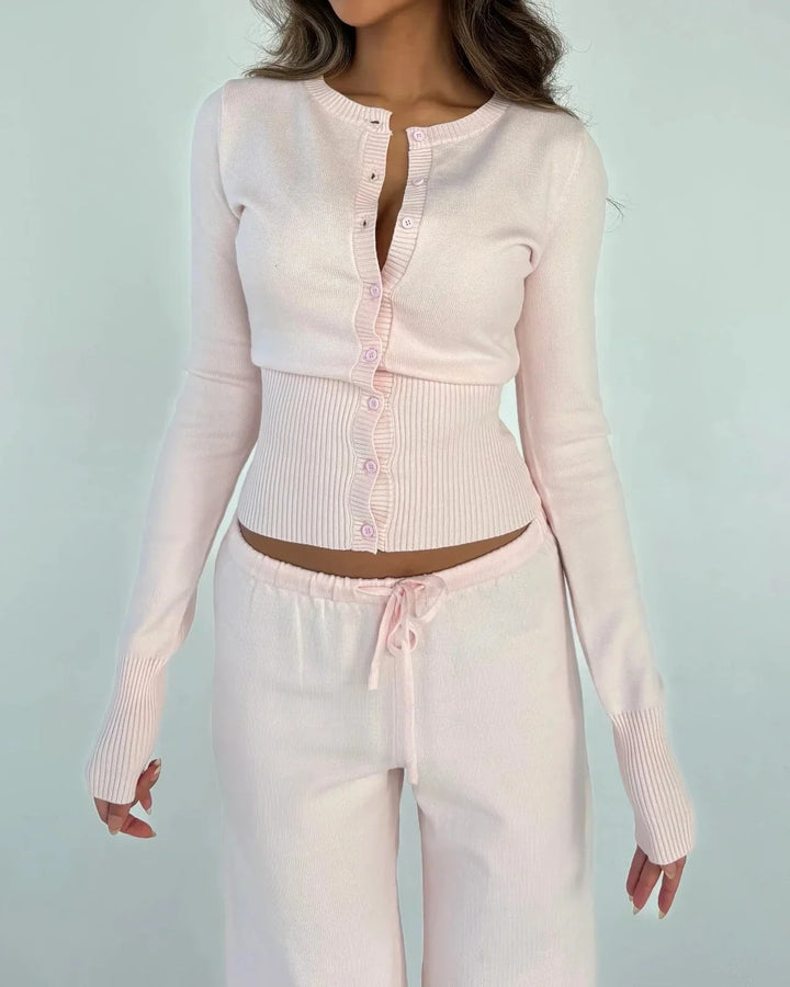 Long sleeve button cardigan