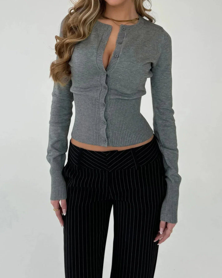 Long sleeve button cardigan