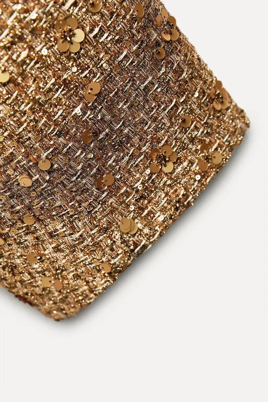 Sequined Glitter Bomber Jacket