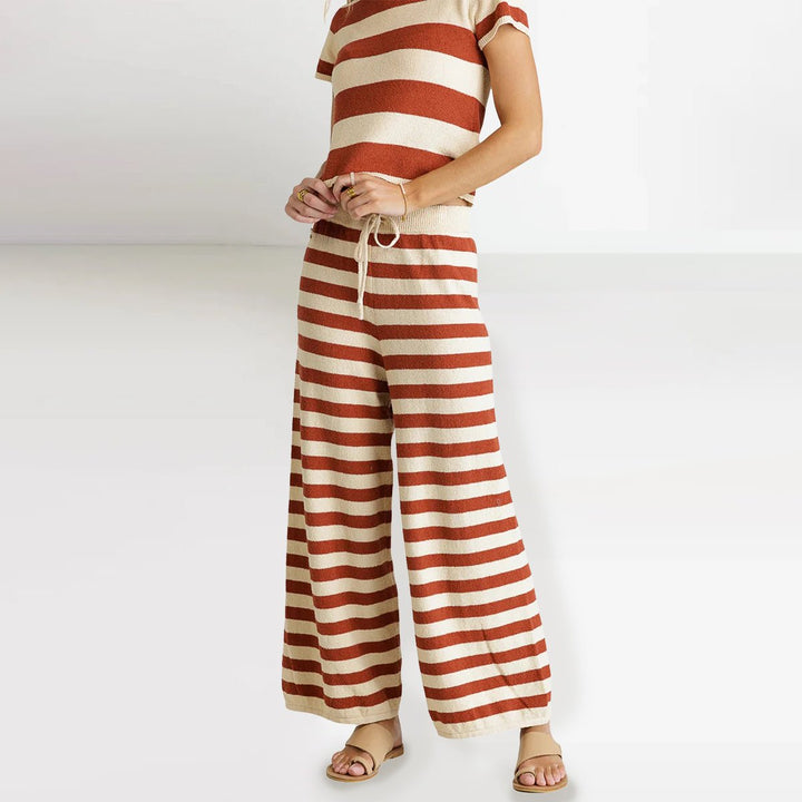 Vivian Prescott Stripe Lounge Set